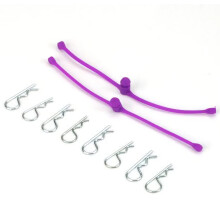 Du-Bro 2250 Purple Body Klip Holder (2-pack)