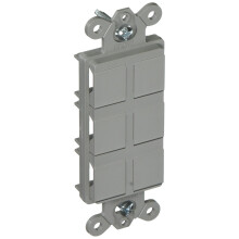 Lutron CA-6PF-GR Claro 6-porttinen kehys, harmaa