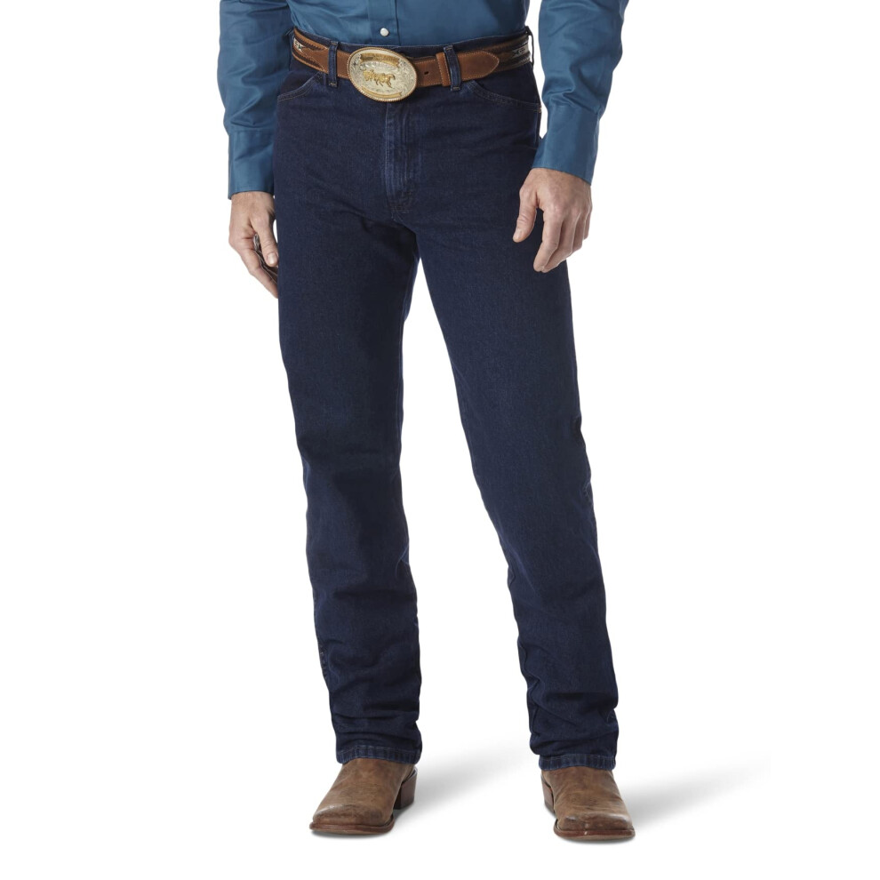 Wrangler Men's 13MWZ Cowboy Cut Original Fit Jean  Dark Stone  32W x 30L