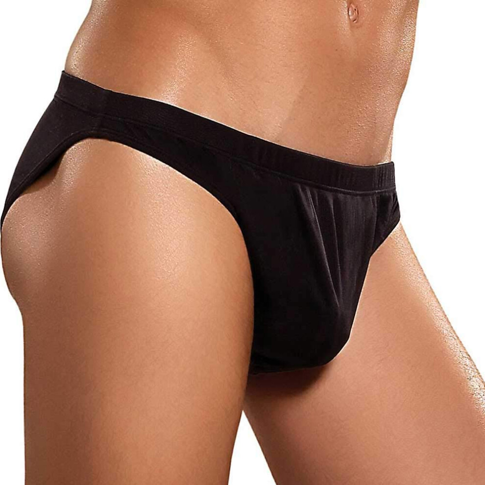 Slip de bikini Magic Silk noir extra large