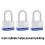 Master Lock Master Lock 5TRILFPF Κλειδαριά Εξωτερικού με Κλειδί, 3 Πακέτο Ιδιοκτήτη, Ασημί 5