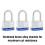 Master Lock Master Lock 5TRILFPF Κλειδαριά Εξωτερικού με Κλειδί, 3 Πακέτο Ιδιοκτήτη, Ασημί 3