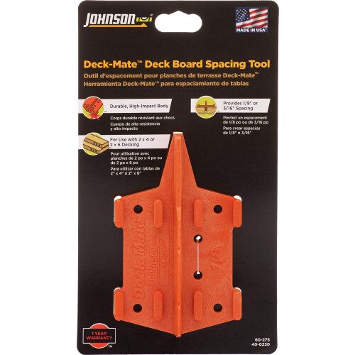 Johnson Level & Tool 60-275 Deck Mate Deck Pasku 1