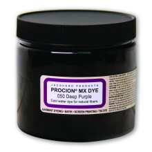 Jacquard Procion Mx Färg - Kung av Tie Dye Pulver - Djup Lila - 8 Oz - Kallvattenfiberreaktiv Färg