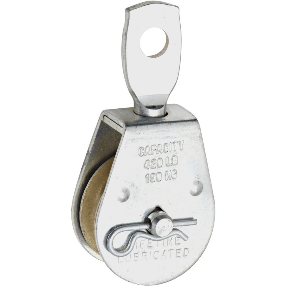 National Hardware N195-784 3211Bc Swivel Single Pulleys In Zinc 1-1/2"""" 038613195783