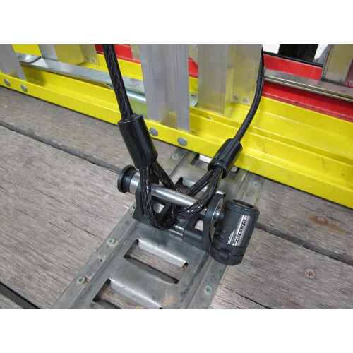 Master Lock Καλώδιο Master Lock, Ατσάλινο με Βρόχους, 4 πόδια, 85DPF, Μαύρο 2