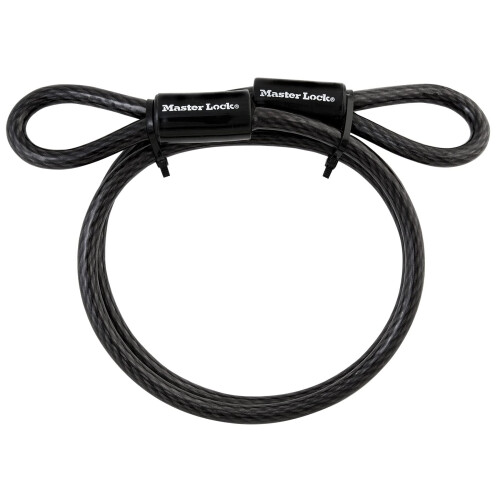 Master Lock Καλώδιο Master Lock, Ατσάλινο με Βρόχους, 4 πόδια, 85DPF, Μαύρο