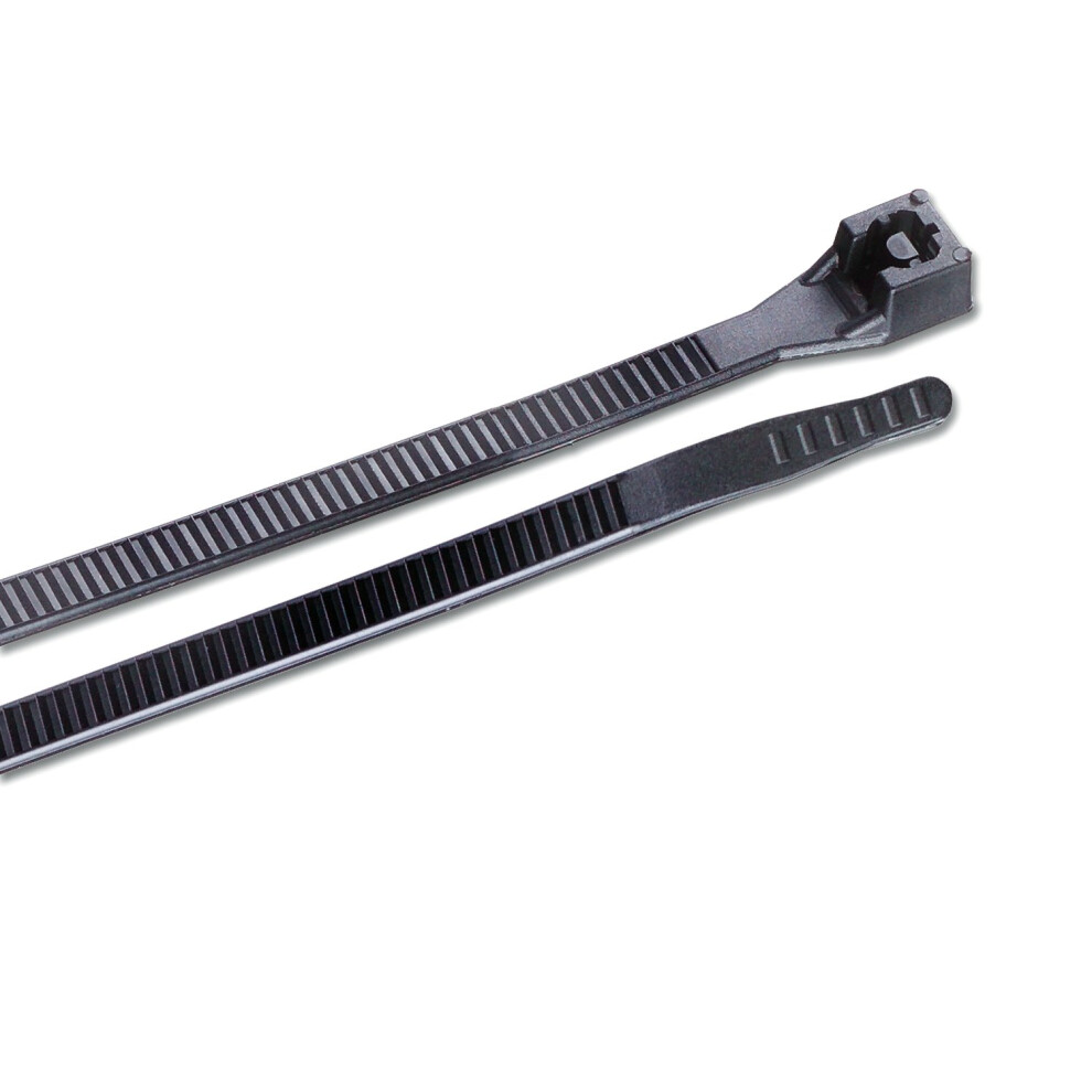 Gardner Bender 46-308Uvbmn Gardner Doublelock Cable Tie 1000 Pack Uv Black 1000 Count 032076071493