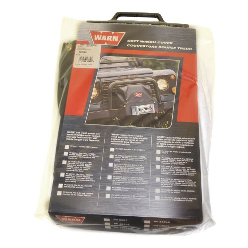 WARN 18250 Μαλακή Θήκη Γερανών με Ιμάντες Bungee για 9.5ti και XD9000i , Μαύρη 1