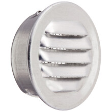 MAURICE FRANKLIN LOUVER RL-100 Mini Louver 1" (Pacote de 6), Acabamento em Alumínio