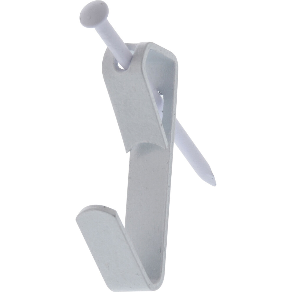 Hillman White 122305 Conventional Picture Hanger 30Lb 1 Count (6 Pack) 008236695748