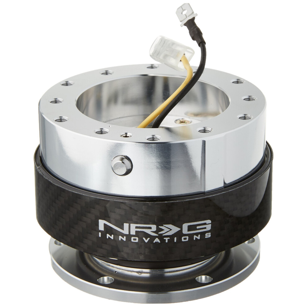 Nrg Steering Wheel Quick Release Kit - Gen 1.0 - /Carbon - Part # Srk-100Cf Silver 642893636067