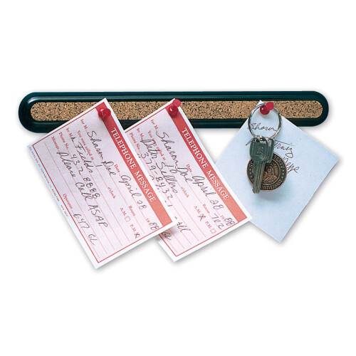 Quartet Bulletin -Bar II Φυσικό -Φελλός -Πίνακας, 12 x 1.75 Ίντσες, Φυσικό, Μαύρο Πλαίσιο (2340-1) 1