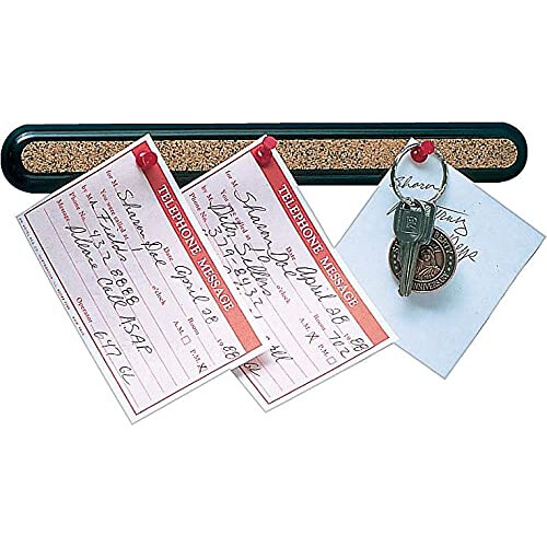 Quartet Bulletin -Bar II Φυσικό -Φελλός -Πίνακας, 12 x 1.75 Ίντσες, Φυσικό, Μαύρο Πλαίσιο (2340-1) 2