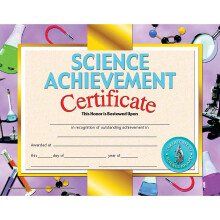 Hayes Science Achievement Certificate 8,5"""" x 11"""" Pakke med 30