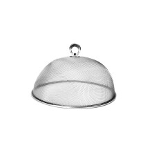 Fox Run Brands Chrome Outdoor Dome Mesh Outside Food Cover 11.75 x 11.75 x 5 inches Silver
