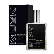 Monsieur Musk For Men Cologne Spray 4 once