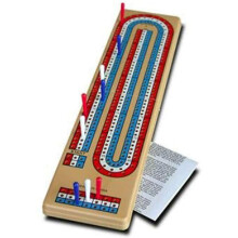 Fahrrad-Klappbrett fr Cribbage, 30,5 cm, 3-spurig, mit Heringen und Anleitung