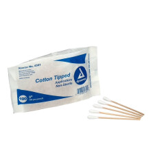 Dynarex Cotton Wood Tip Applicators 3 tommer 100 t?lling
