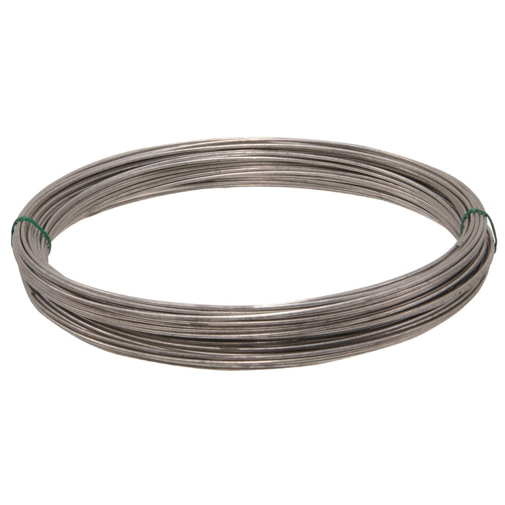 Hillman 122065 Galvanized Solid Wire 14 Gauge 100 Ft Coil 008236695519