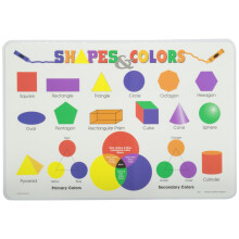 Painless Learning Formen und Farben Tischset gro