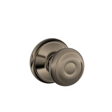 Schlage F10 GEO 620 georgiánská klika, zámek pro chodbu a šatnu, antiková cínová barva