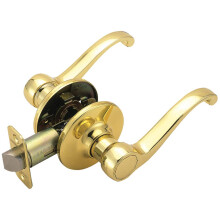 Design House 783035 Scroll 2-Way Adjustable Passage Door Lever  Polished Brass