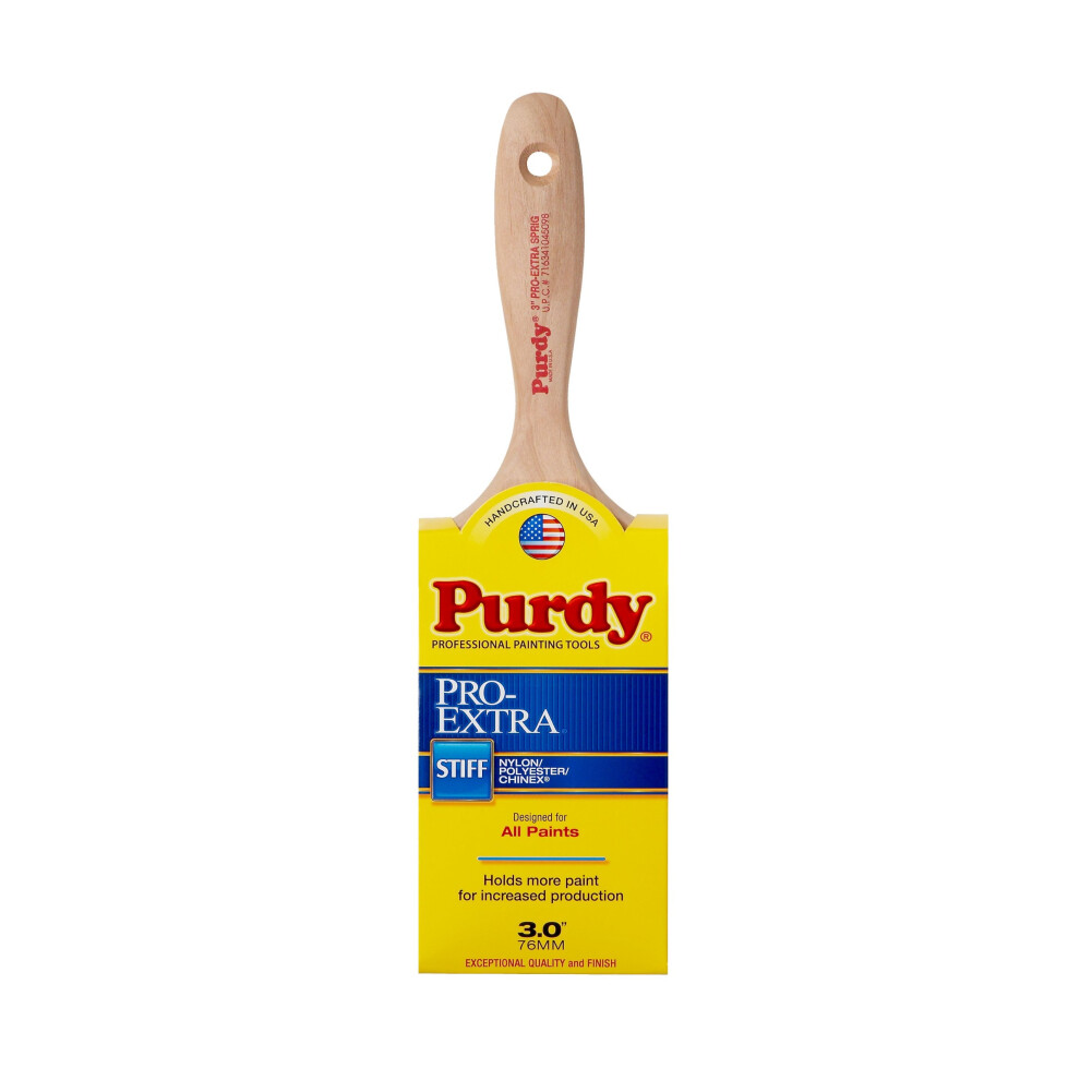 Purdy 144380730 Pro-Extra Sprig Flat Trim Paint Brush  3 inch