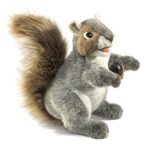 Folkmanis Gray Squirrel Hand Puppet  1 EA