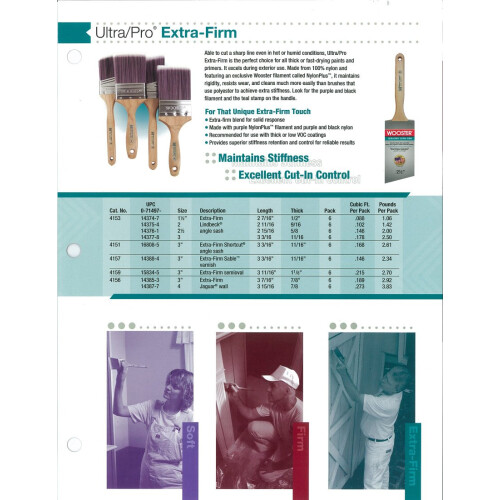 Pincel Wooster Brush 4170-3 Ultra/Pro Soft Lindbeck, 3 Polegadas, Roxo 1