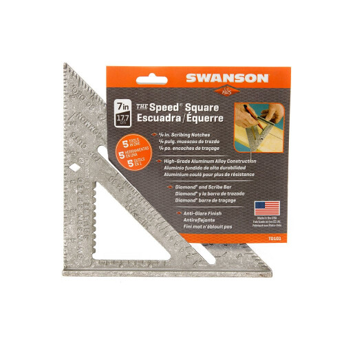 Swanson Tool T0101 Speed ??Square mit blauem Layoutbuch 2