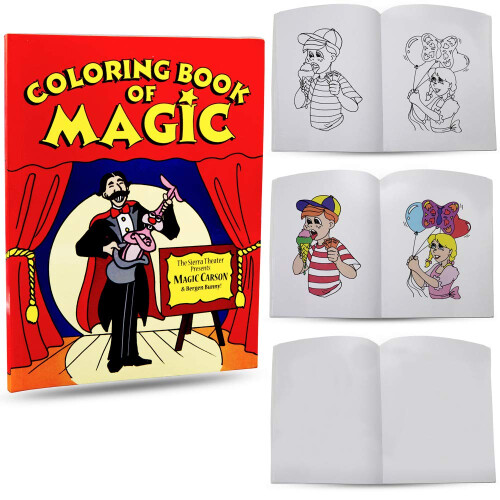 Magic Makers Magic Coloring Book Truque Magicians Choice 8,5 x 11 polegadas