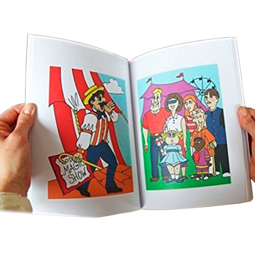 Magic Makers Magic Coloring Book Truque Magicians Choice 8,5 x 11 polegadas 2