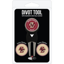Team Golf 27545 Boston Col Divot Tool Pack with 3 Golf Ball Markers - Multi Team Colors, One Size