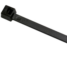 ACT AL-07-50-0-C 7 Zoll Standard Kabelbinder, 100 Stück Beutel, Schwarz