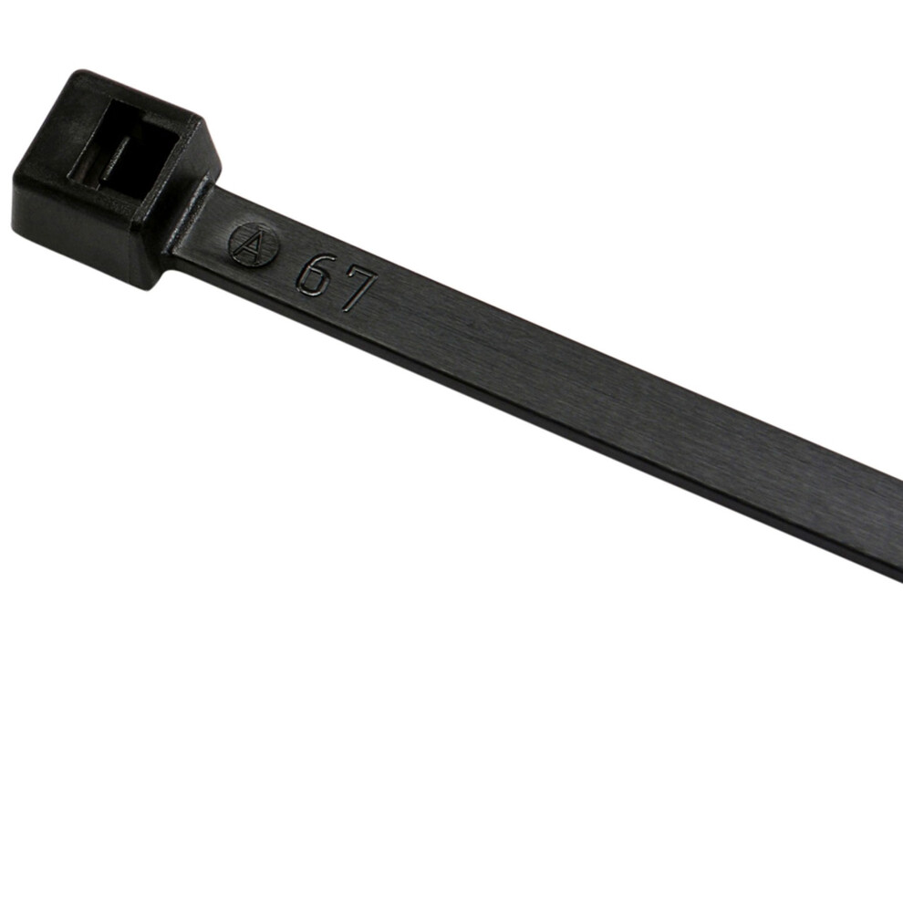 Photos - Electrical Wire & Cable AST ACT AL-07-50-0-C 7 inch Standard Zip Ties 100 Count Bag Black