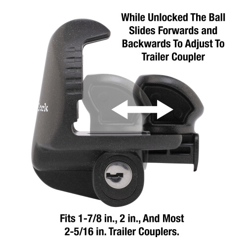 Master Lock Master Lock 379ATPY Κλείδωμα Ράουλας Τρέιλερ, Μαύρο 2