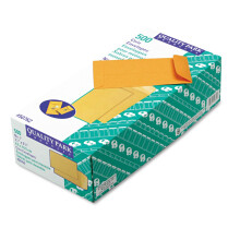 Enveloppes Quality Park n    7 pour pi   ces et petites pi   ces, gomm   es, kraft brun, 3,5 x 6,5, 500 par bo   te (50762)
