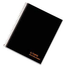 TOPS Produkty Aion Planner Side Wirebound 8-1/2""""x6-3/4"""" 100 arkuszy Czarny (TOP63828) Bialy