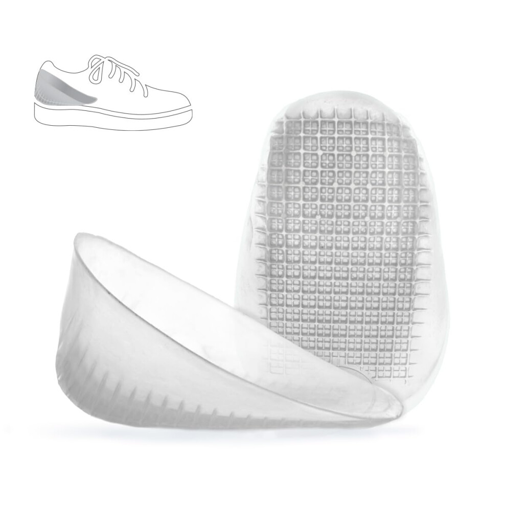 Tuli's Classic Gel Heel Cups Cushion Insert For Shock Absorption And Plantar Fasciitis And Heel Pain Relief Made In The Usa 1 Pair Regular