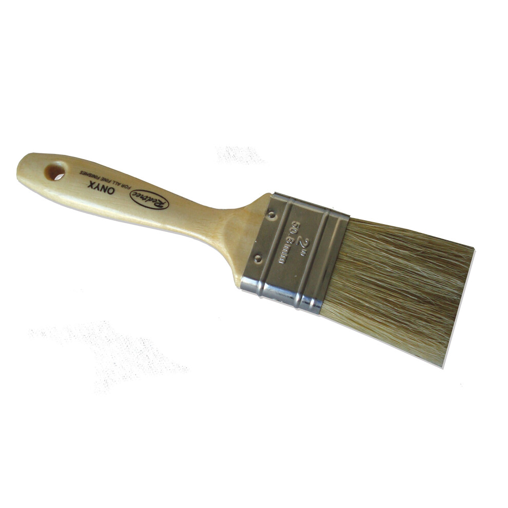 Redtree Industries 12063 Onyx Fine Finish Natural Bristle Paint Pedzel - 4 """"-image