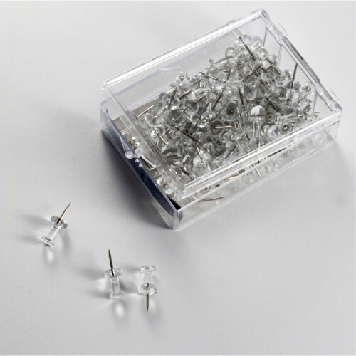Charles Leonard Push Pins Clear 100-Pack (200-CL) 2