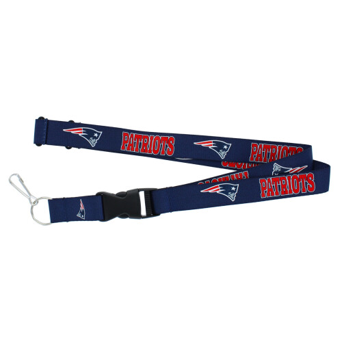 New England Patriots Lanyard Blue