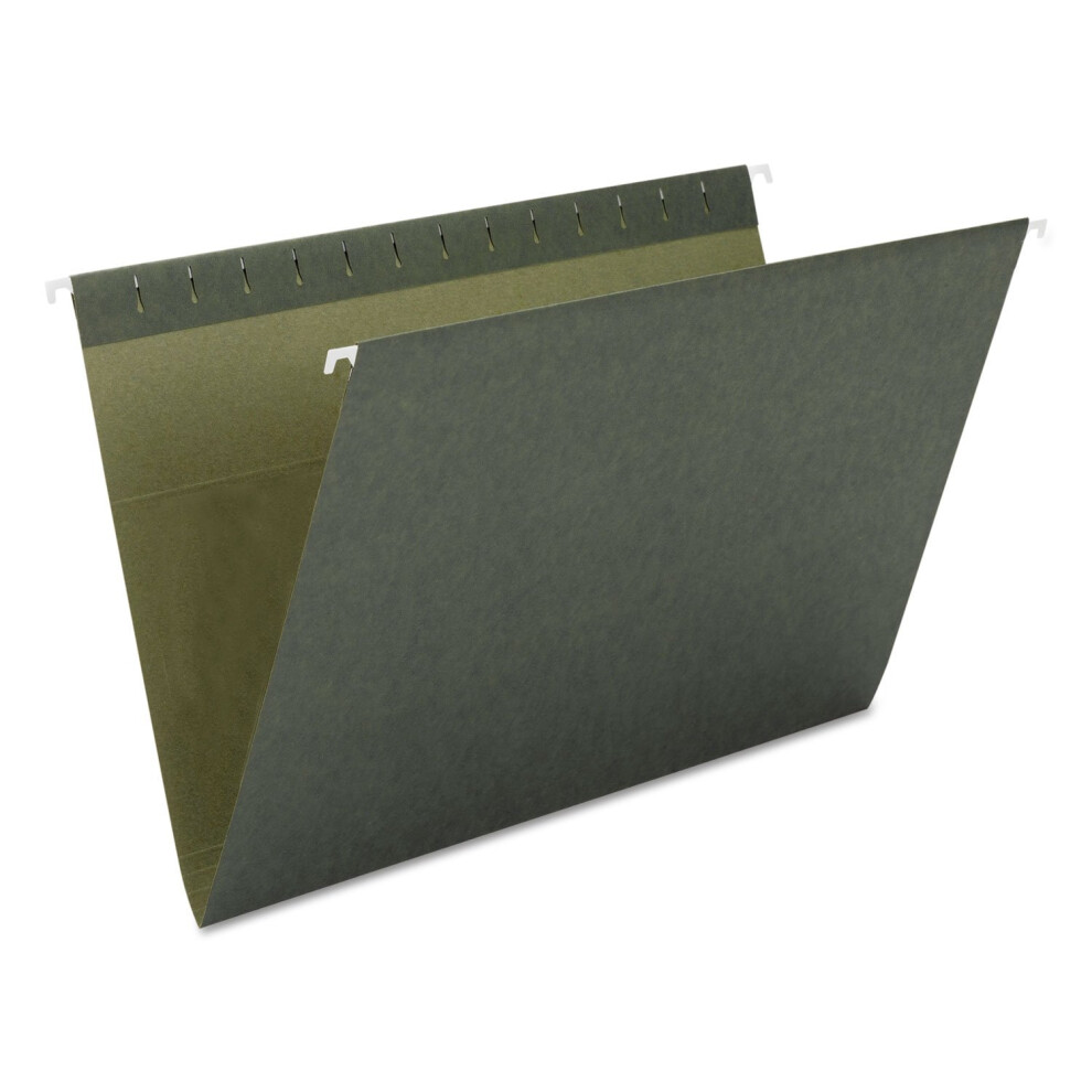 Photos - File Folder / Lever Arch File Smead Hanging File Folder No Tabs Letter Size Standard Green 25 per Box 64010 (64010)