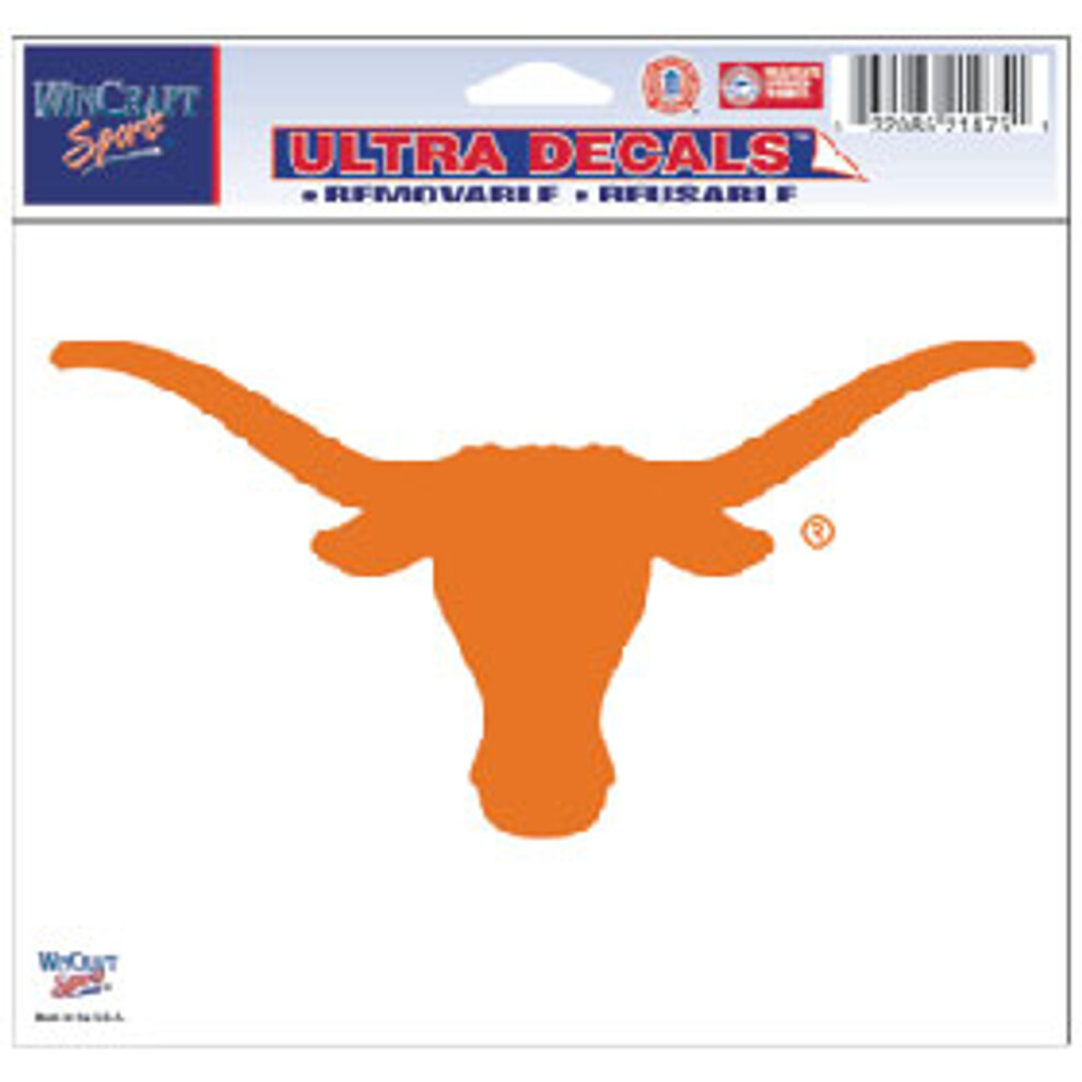 Texas Longhorns Decal 5X6 Ultra Color 032085214751