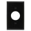 Leviton 80704-E Placa de Parede Receptáculo 1-Gang 1.406-Polegadas, Preto 1