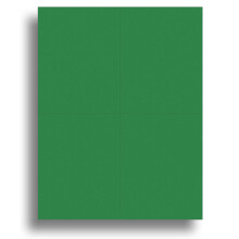 Blanco gekleurd 4-up ansichtkaartpapier van Desktop Publishing Supplies - 25 vellen / 100 ansichtkaarten - Bedrukbaar met laser- of inkjetprinter - Ef
