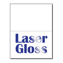 2-fach groe Jumbo-Postkarten, laserglnzend 100 Blatt / 200 Postkarten