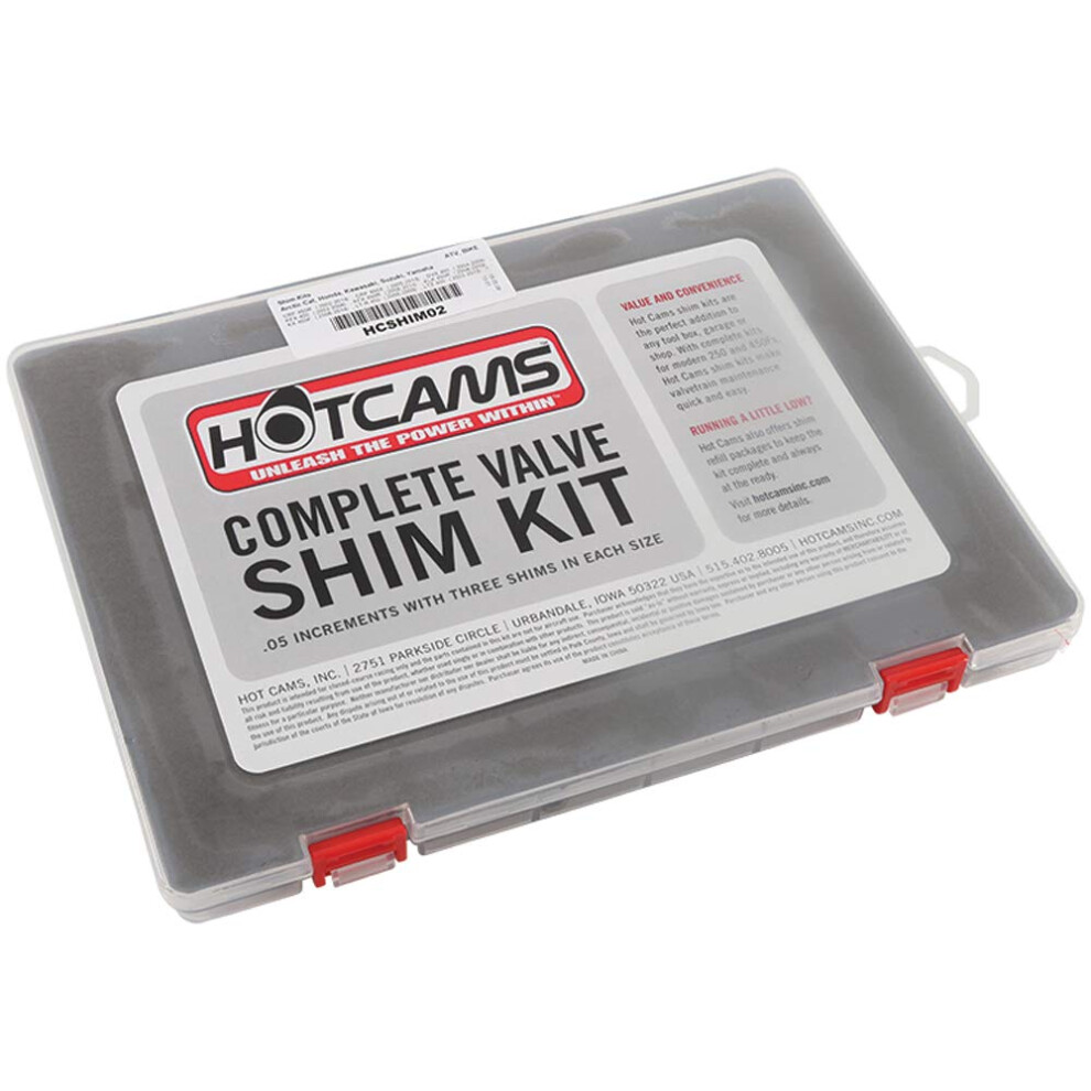 Hot Cams 9.48mm Complete Shim Kit HCSHIM02 for Arctic Cat DVX 400 ATV Honda TRX ATV Kawasaki KFX ATV Suzuki LT-R ATV Yamaha YFZ ATV Regular