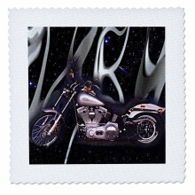 3dRose qs_ 145_1 Pre van tvorcov deka s obr zkom motocykla Harley-Davidson c slo 174